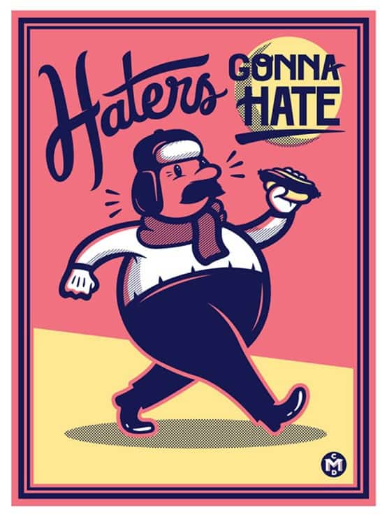 Dealing with blog hate comments